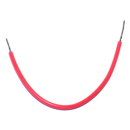 Midwest Fastener #18 x 6" Red Switch Wire Lead 1 12PK 77943